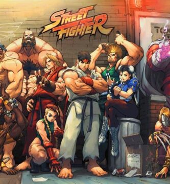 A cinematic poster concept of the new Street Fighter movie featuring intense action and iconic characters.