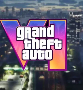 GTA 6 logo with a dynamic city backdrop representing the upcoming game release.