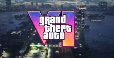 GTA 6 logo with a dynamic city backdrop representing the upcoming game release.