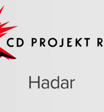 CD Projekt Red logo with a futuristic RPG background.