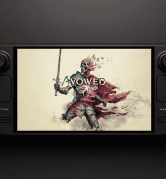 Avowed gameplay screenshot showcasing RPG elements and fantasy world on a PC screen.