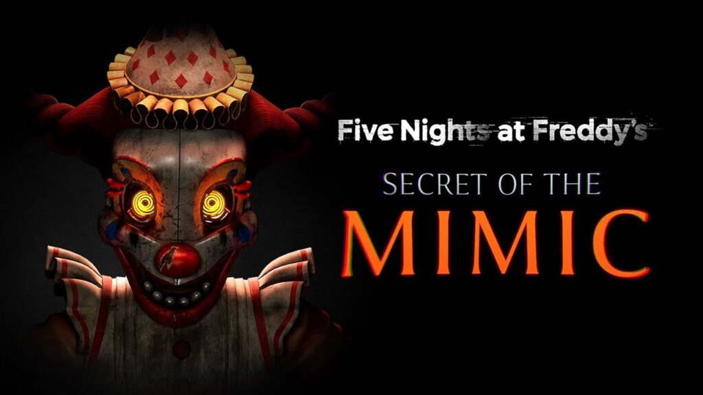 The Mimic animatronic lurking in the shadows of Murray's Costume Manor.
