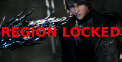 Lost Soul Aside with region lock notice