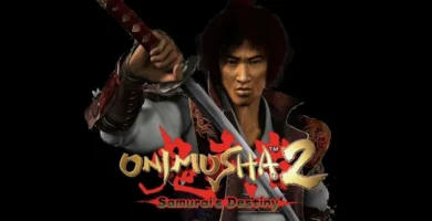 Jubei Yagyu wielding his sword against a Genma enemy in Onimusha 2: Samurai’s Destiny