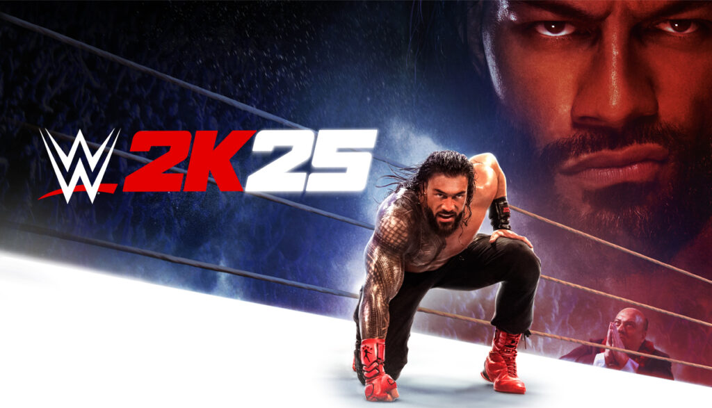 WWE 2K25 cover art featuring top WWE superstars