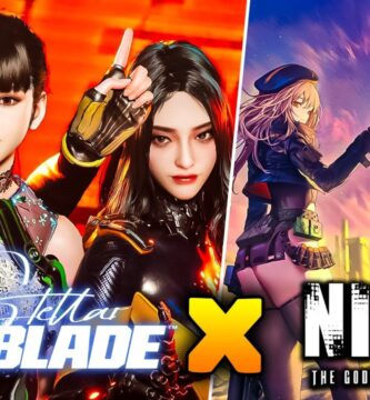 "Stellar Blade game protagonist Eve in action" "Goddess of Victory: Nikke game characters"