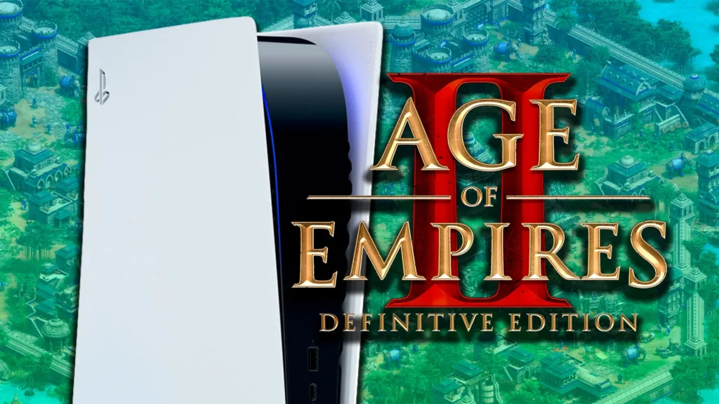 Age of Empires logo with PlayStation 5