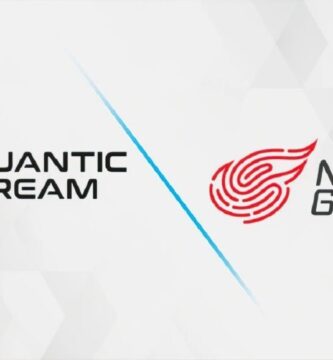 Quantic Dream logo with NetEase logo side by side