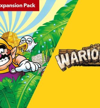 Wario Land 4 gameplay screenshot on Nintendo Switch Online, featuring Wario in a vibrant, classic platformer setting.