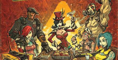 Borderlands official cookbook featuring recipes inspired by the game