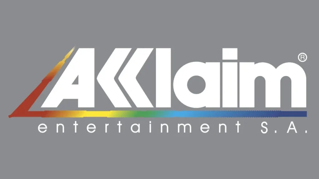 Acclaim Entertainment logo with Turnip Boy and Jeff Jarrett in a promotional comeback image.