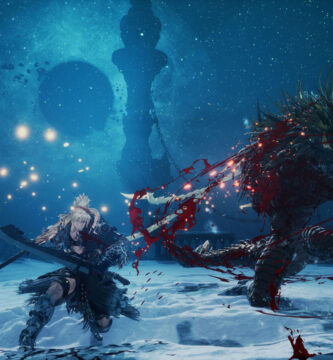 Khazan engaging in intense combat with a massive sword in The First Berserker