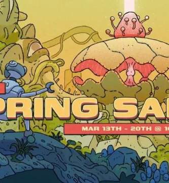 Steam Spring Sale 2025 banner showcasing discounted games and special offers