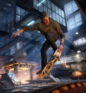 Tony Hawk’s Pro Skater 3+4 remaster gameplay screenshot showcasing improved graphics and tricks.