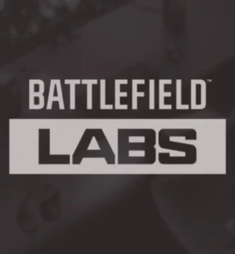 A gaming setup with Battlefield Labs logo, symbolizing early access for participants