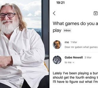 Gabe Newell enjoying STALKER 2 on PC in 2025