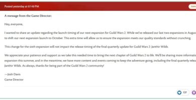 Guild Wars 2 expansion delay announcement