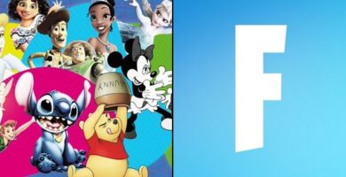 Fortnite Disney collab gameplay with custom content and in-game store