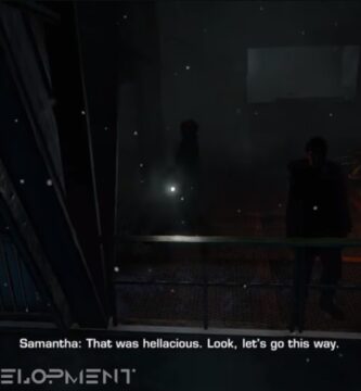 Still from Until Dawn PS3 first-person prototype gameplay showing early horror elements