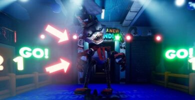Finding Frankie horror game character running through dark corridor in console gameplay screenshot