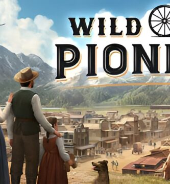 Wild West Pioneers game showing town-building in a Wild West frontier setting