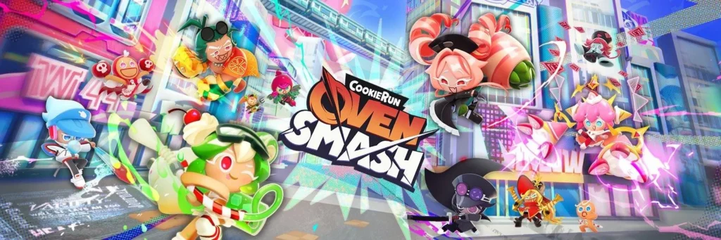 Screenshot of Cookie Run: OvenSmash showing new characters and game features in the March 2025 update