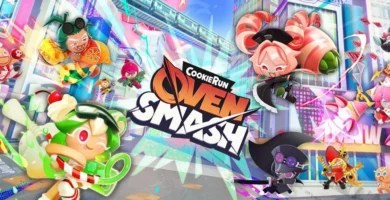 Screenshot of Cookie Run: OvenSmash showing new characters and game features in the March 2025 update