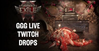 Path of Exile 2 'Dawn of the Hunt' livestream announcement featuring in-game artwork and key event details.