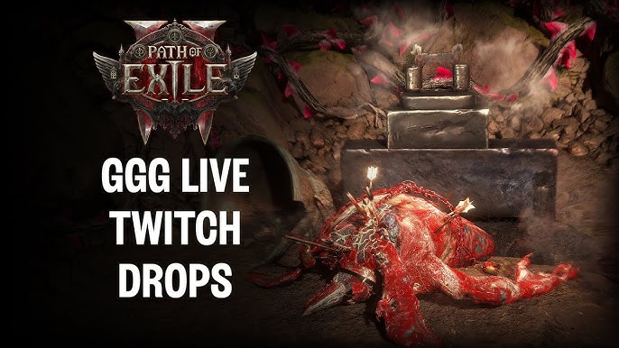 Path of Exile 2 'Dawn of the Hunt' livestream announcement featuring in-game artwork and key event details.