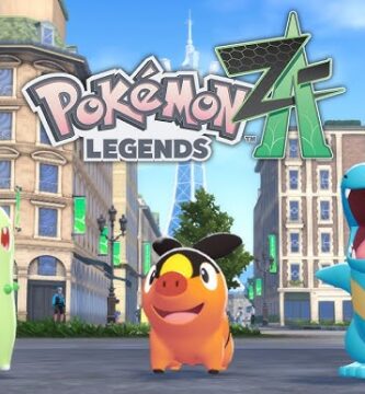 Pokémon Legends: Z-A logo with Lumiose City in the background.