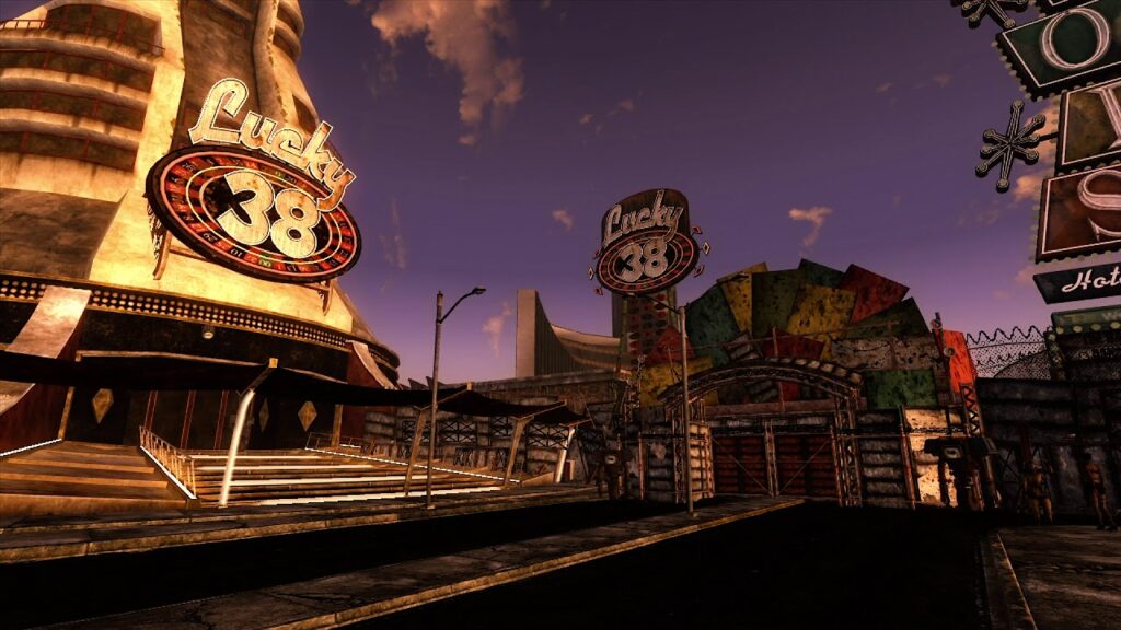 Fallout Season 2 leaked set photo showcasing the neon-lit New Vegas Strip, teasing the next chapter of the hit Prime Video series.