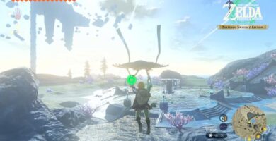 Link in enhanced 4K graphics from Zelda Switch 2 Upgrade Pack for Breath of the Wild and Tears of the Kingdom