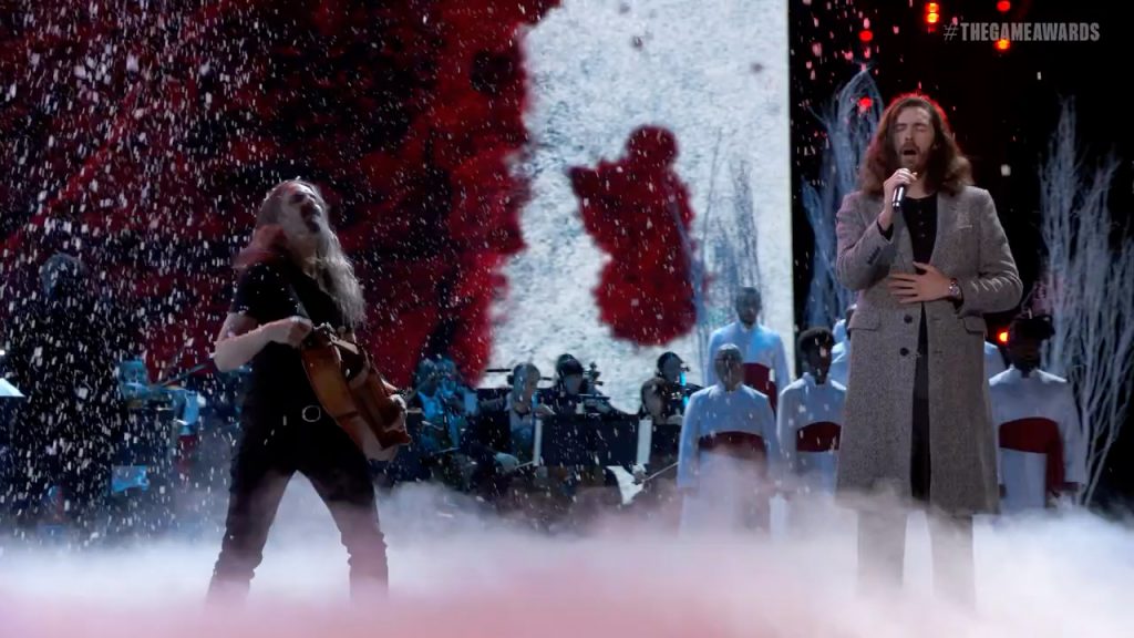 Bear McCreary performing God of War music live with Hozier at The Game Awards