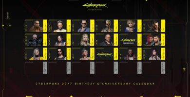 Cyberpunk 2077 teaser calendar hinting future updates