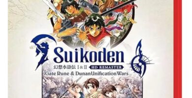 Suikoden 1 and 2 HD Remaster promotional artwork for Nintendo Switch 2