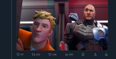 Tim Sweeney and Fortnite characters amid movie rumor buzz
