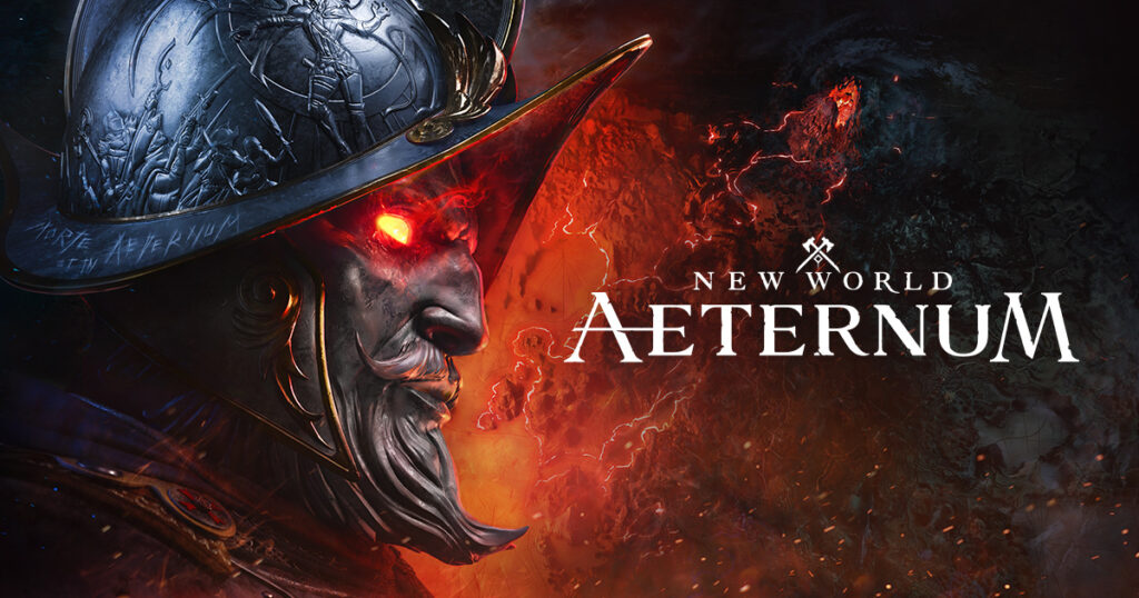 In-game map of New World: Aeternum showing merging server regions