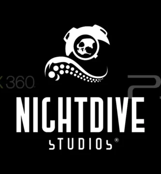 Nightdive Studios logo over a collage of PS3 and Xbox 360 game covers like The Darkness, Quake, and Lost Odyssey