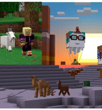 Leashing mobs together in Minecraft Snapshot 25w16a