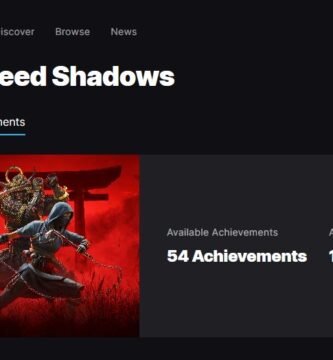 Assassin’s Creed Shadows achievement screen on Epic Games Store