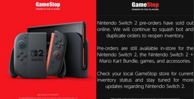 GameStop cancels bot and duplicate orders to reopen Nintendo Switch 2 pre-orders