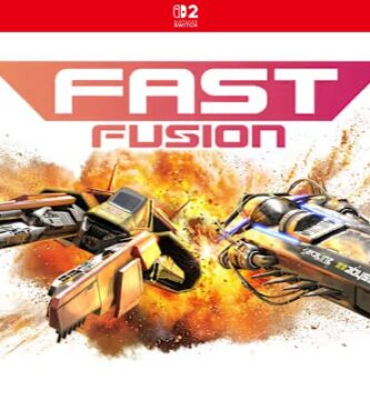 Fast Fusion game cover showing futuristic anti-gravity racers for Nintendo Switch 2