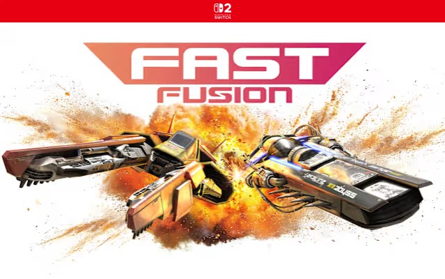 Fast Fusion game cover showing futuristic anti-gravity racers for Nintendo Switch 2