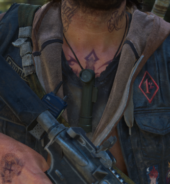 Deacon St. John with new flashlight detail in Days Gone Remastered