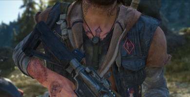 Deacon St. John with new flashlight detail in Days Gone Remastered