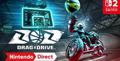 Screenshot of Drag x Drive, the first wheelchair sports racing game on Nintendo Switch 2