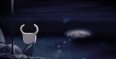 Early concept art of Hollow Knight showcasing minimalist game design ideas