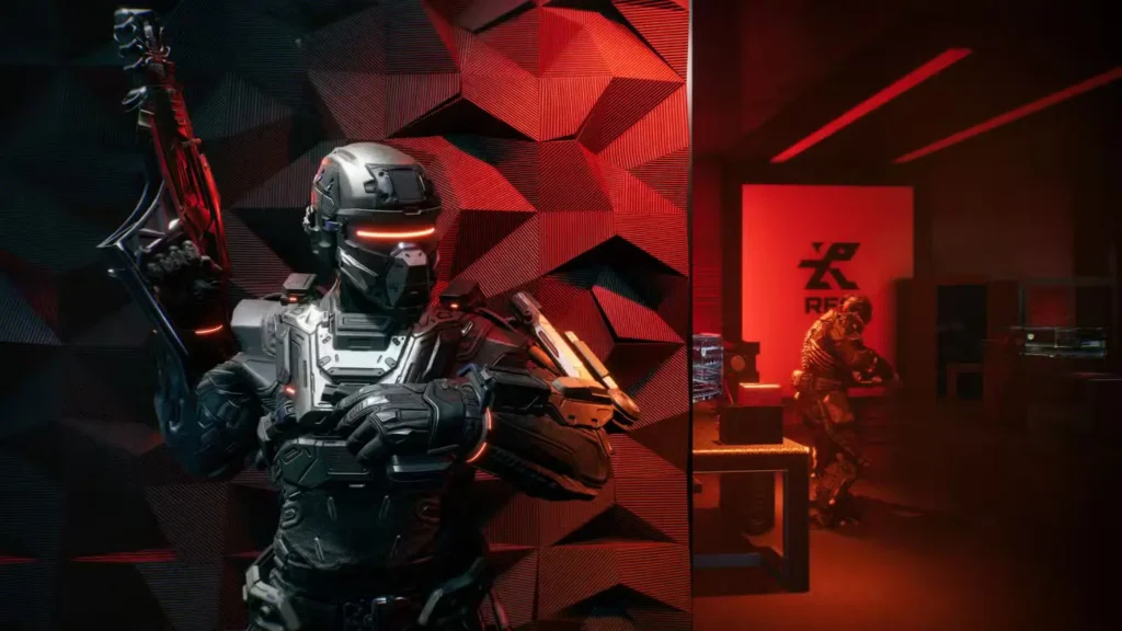 La Quimera game screenshot showing futuristic sci-fi environment