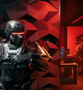 La Quimera game screenshot showing futuristic sci-fi environment