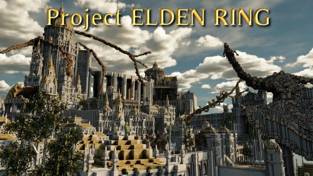 Lerfing's complete Elden Ring world map recreated in Minecraft after 2,000 hours of work